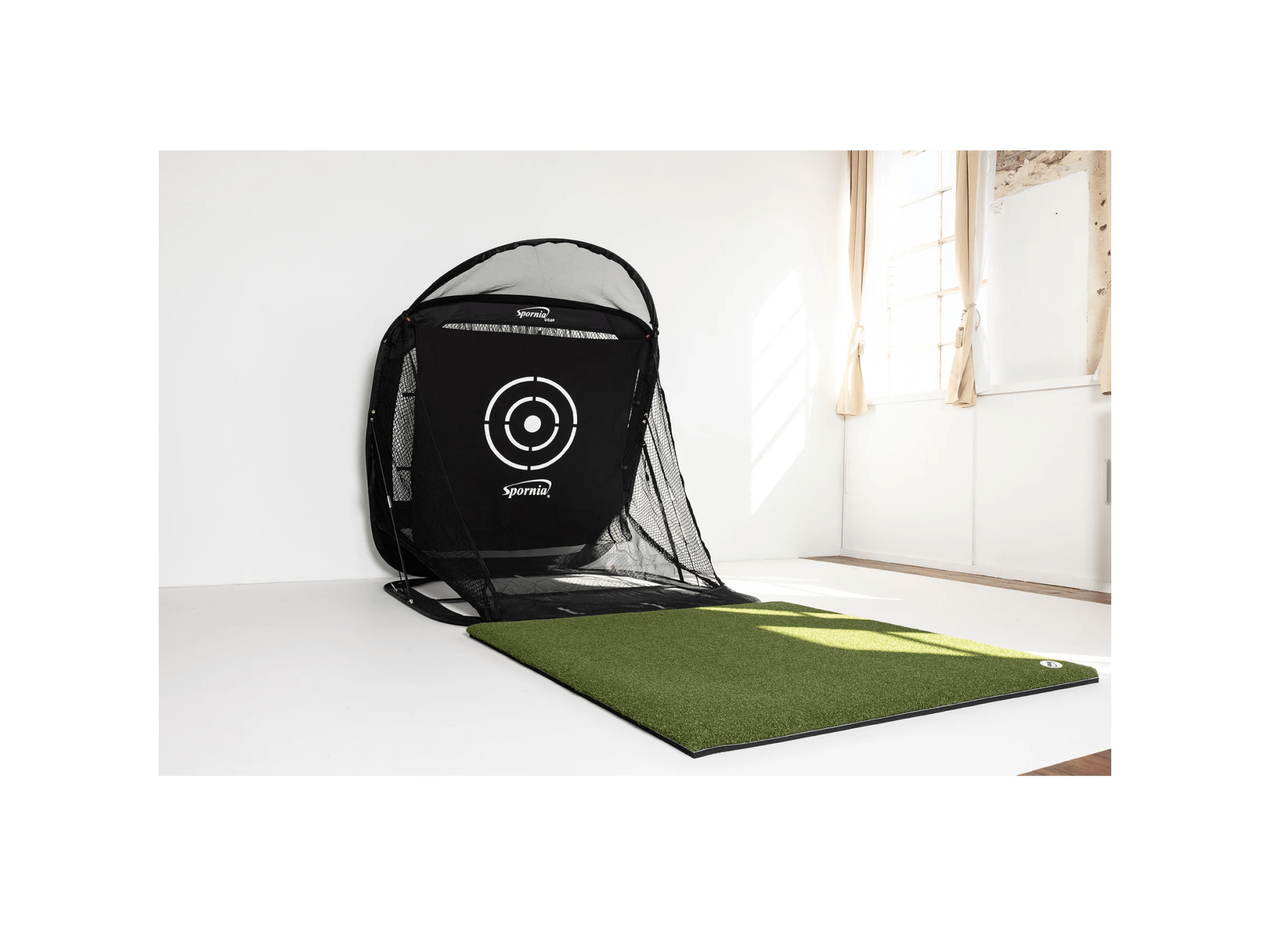 Spornia SPG - 5 Golf Practice Net | Compact Edition by Spornia for Home and Indoor Golf Simulators